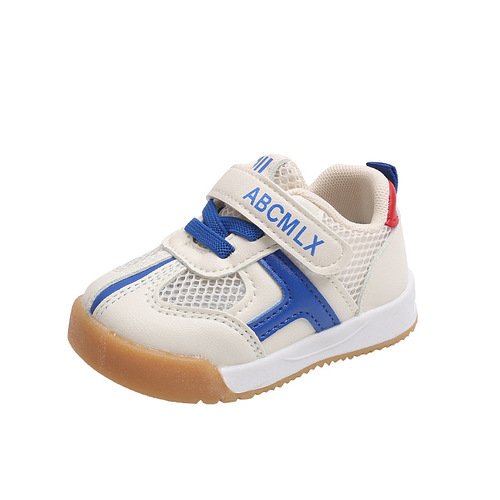 Baby toddler shoes  spring and summer new style single mesh breathable baby shoes soft bottom baby shoes children's shoes trendy cross-border