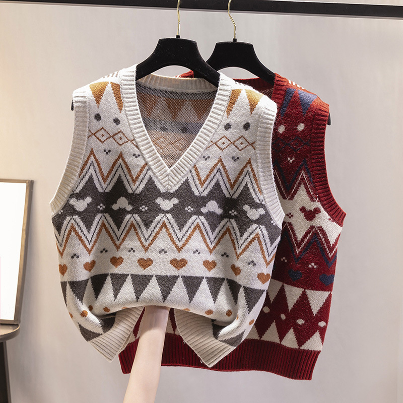 24 Dongpuyuan chaleco de chaleco a principios de primavera y otoño 2024 nueva explosión de ropa de mujer de punto de lana