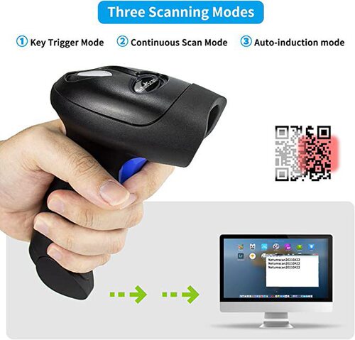 Netum L8 Wireless Barcode Scanner 1D/2D QR Code Scanner for Supermarkets, Logistics, and Express Delivery Bluetooth Scanner