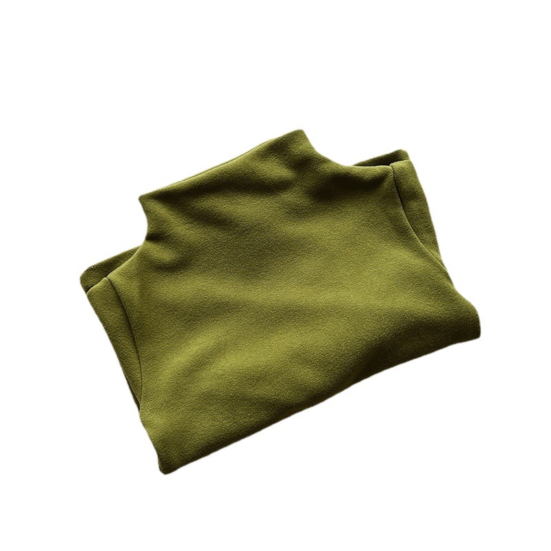 Camiseta Interior Aorong, Estilo Nuevo Otoño-Invierno 2025, Color Caramelo, Cálida, para Niños y Niñas, Ropa Infantil de Estilo Coreano, Tendencia para Bebés