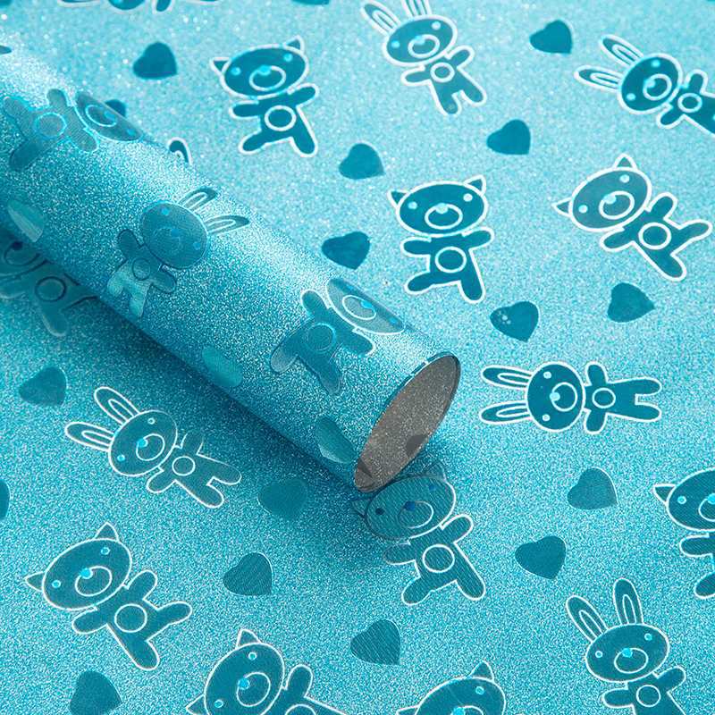 Cumpleaños, Navidad, Día de San Valentín, regalos de dibujos animados para hombres y mujeres, cajas de regalo, papel de embalaje, papel de color, paquete impermeable, pergamino