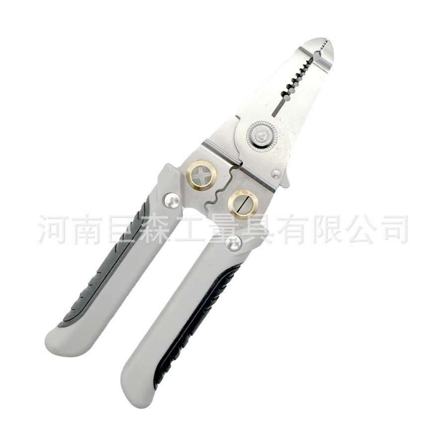 剥线钳多功能电工钳子专用工具剥线钳断线钳一把多用电工神器五金