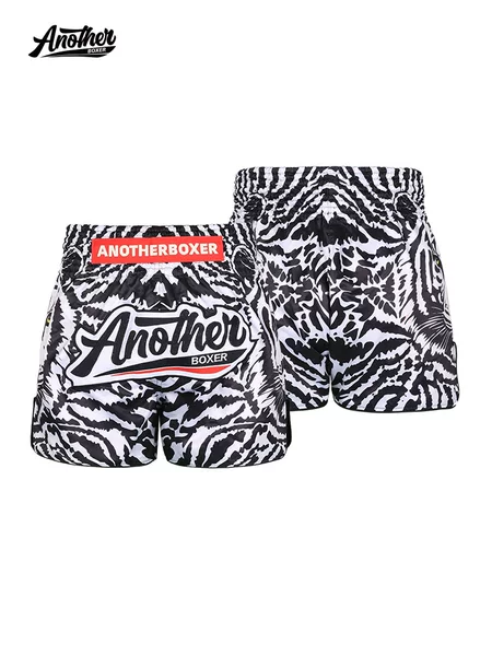 Anotherboxer New Style Tiger Stripe Free Fighting Pants Martial Arts Shorts for Adults Men and Women Professional