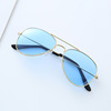 Children's trend metal fashionable glasses solar-powered, sunglasses, wholesale