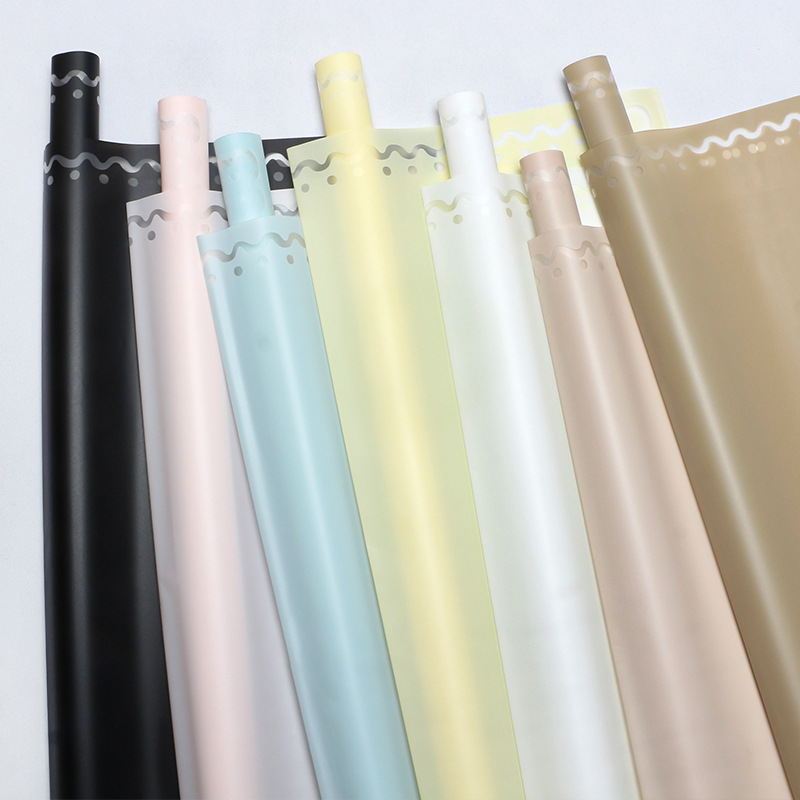 Huaxi bicarbonato de sodio gelatina película flor de embalaje DIY ramo florista impermeable semitransparente niebla papel de flores de pan