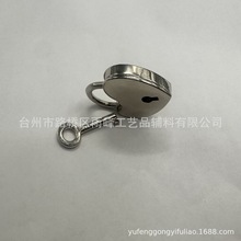 心形锁银色 桃心锁 合金心形挂锁 包包挂件 厂家直销现货供应