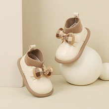 女童婴儿鞋子春秋新款韩版袜子鞋女宝宝单鞋学步鞋儿童皮鞋小童鞋