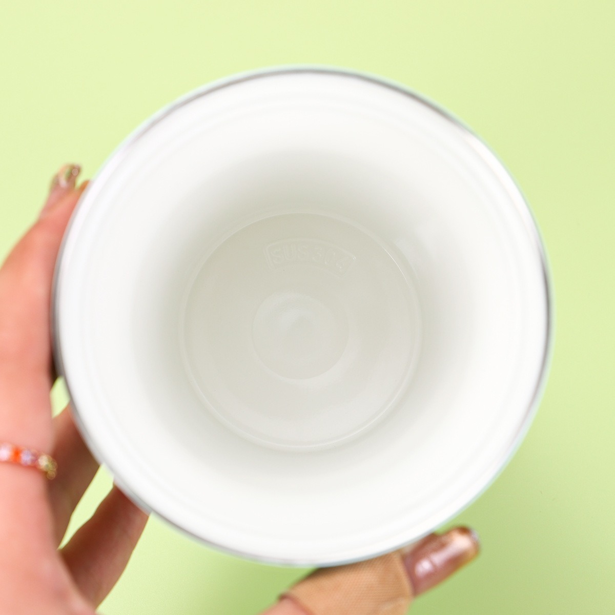 New Simple Gradient Octagonal Coffee Ceramic Inner Liner, Insulated With Handle, Portable Outdoor Cup_voghion.com