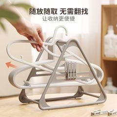 衣架收納架多功能落地式整理架新款陽台衣物塑料夾子掛架收納神器