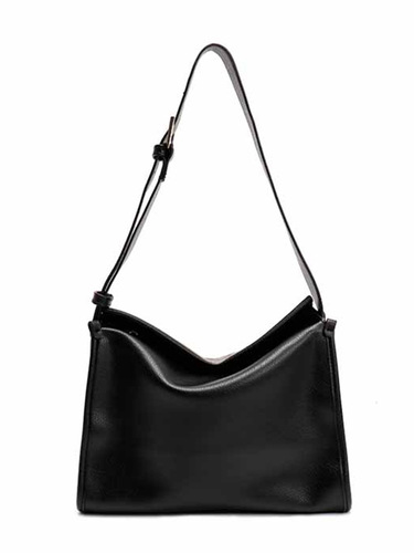 Wide shoulder strap crossbody bag for women 2024 lazy style simple soft leather shoulder bag large capacity commuter tote bag for women