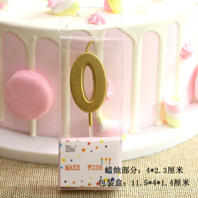 デジタルキャンドルケーキデコレーションゴールデンデジタルベーキングロングポールスレッドクリスタル誕生日キャンドルパーティー雰囲気用品|undefined