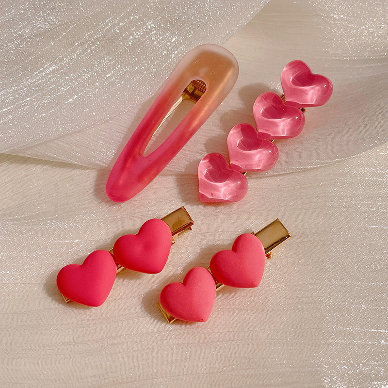 Dopamina azul Linda estrella sin costuras clip pequeño clip para niños flequillos laterales de pico de pato horquilla