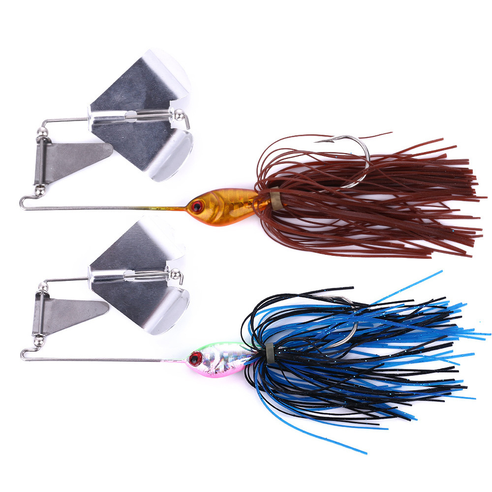 Flutter Buzzbait Lure Spinner Baits Fresh Water Bass Swimbait Tackle Gear