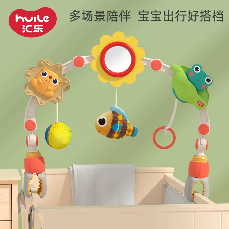 Trolley, cristal toy, children's stroller mobile for new born, chair