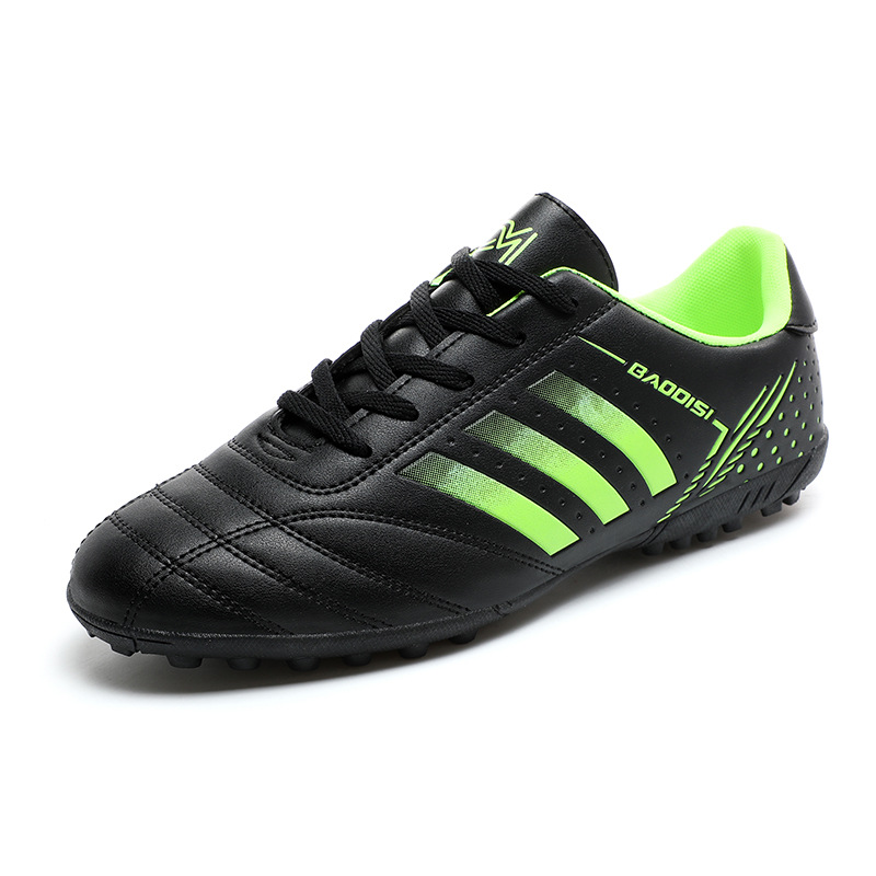 Zapatos de fútbol de clavos largos, zapatos de entrenamiento de moda para adultos anti-deslizante de altura baja para hombres y mujeres, zapatos deportivos de tamaño grande, ventiladores y amortiguadores