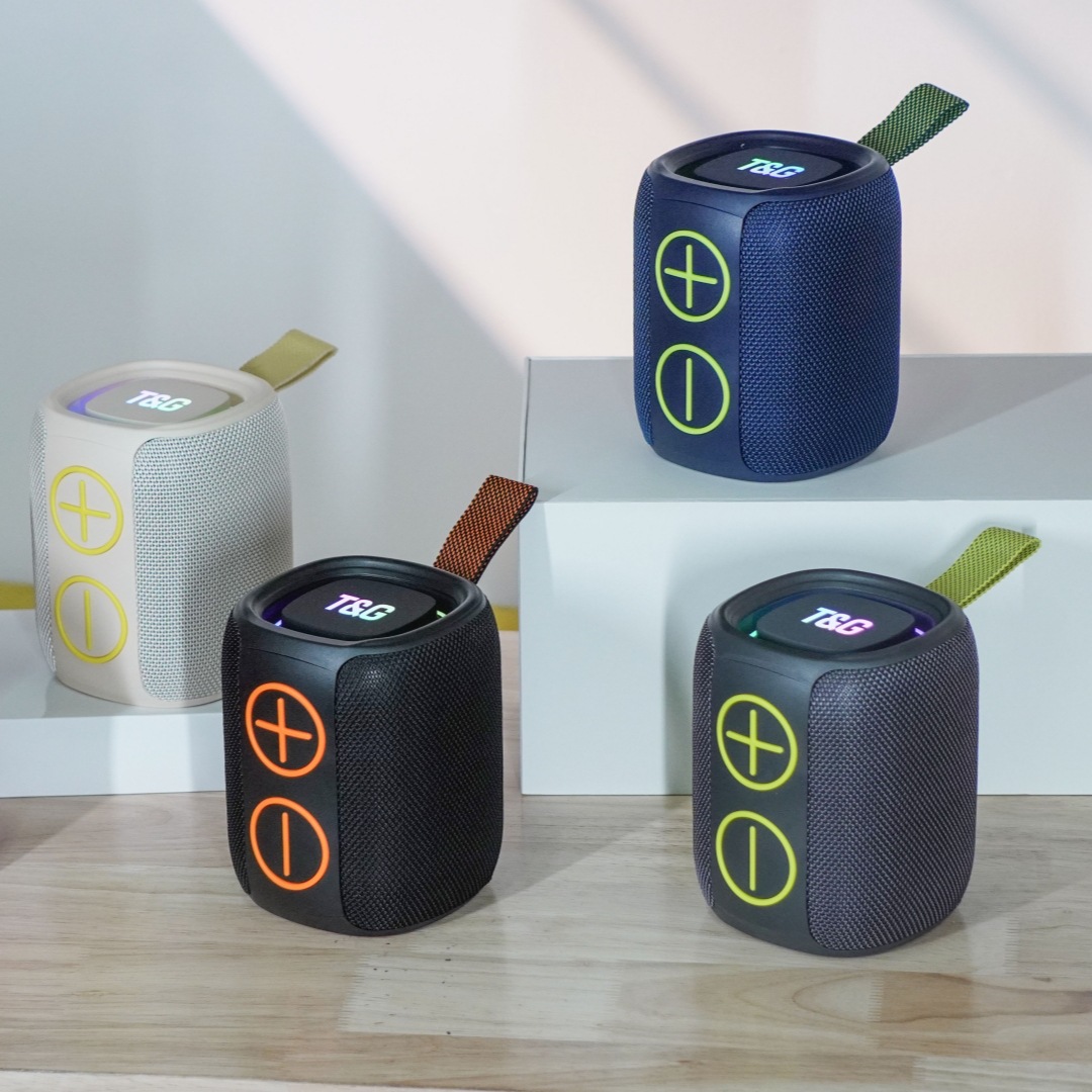 Explosión transfronteriza TG486mini altavoz Bluetooth tarjeta portátil de alto volumen TWS moda al aire libre regalos subwoofer