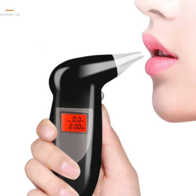 新款酒精测试仪呼吸便携式S+吹气测酒仪家用酒驾测酒检测仪