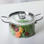 高硼硅玻璃锅耐高温奶锅双耳炖锅家用燃气煲汤锅大容量可明火锅具