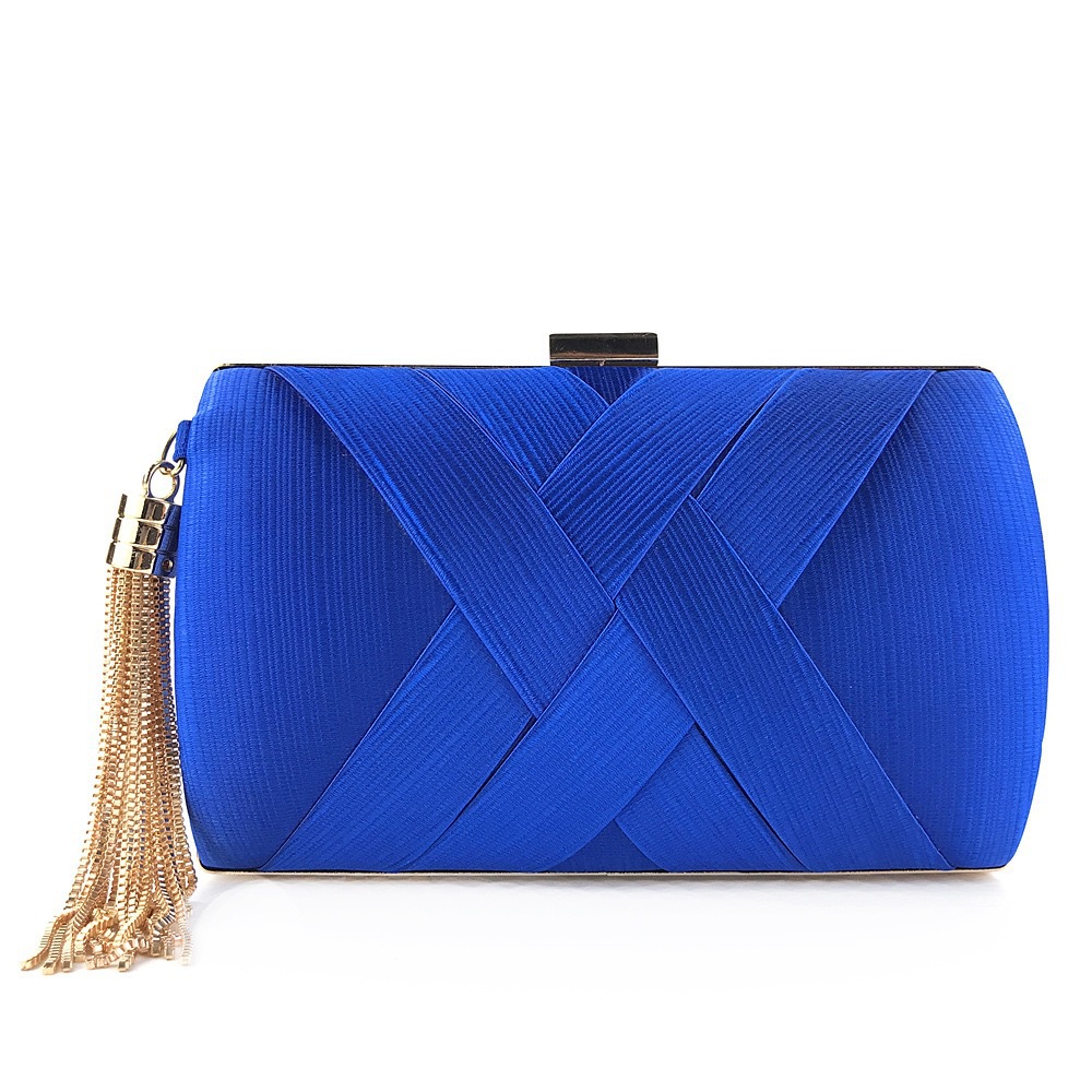 2025 New Cross-Border Pleated Clutch Evening Bag For Women, Elegant Party Bag For Wedding And Formal Gowns - Thumbnail 5