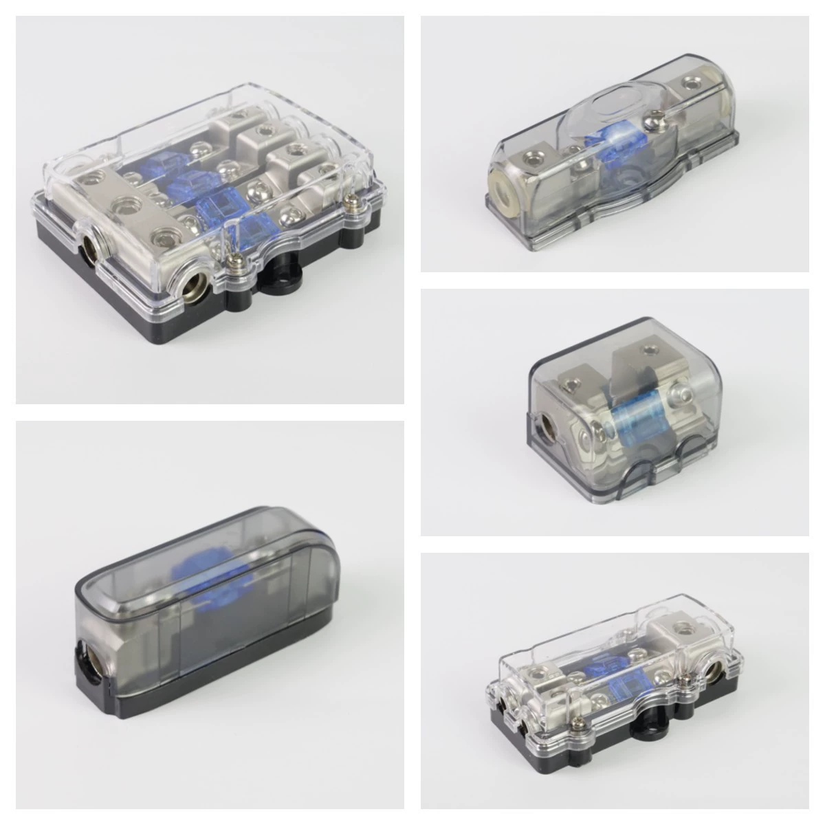 25 плоский бескомпрессионный предохранитель 60A80A100A125A200A Автомобильный аудио предохранитель 35 плоских проводов делитель