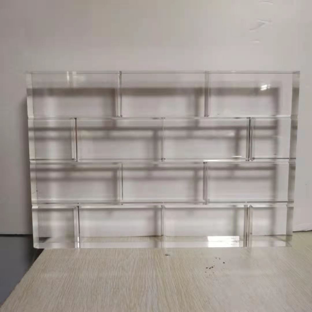 大连30mm亚克力隔断墙装修透明浴室隔断 可再 瑕疵处理透光