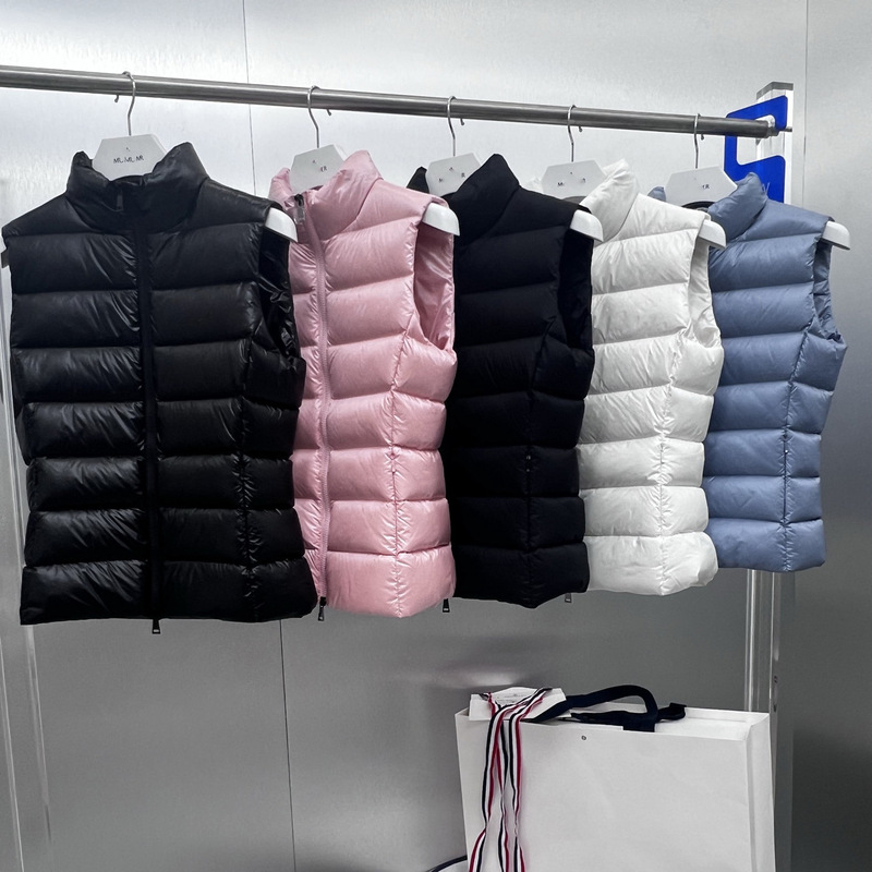 High-End m Mengjia Goose down Vest Slim Fit Slimming Vest Stand Collar Sleeveless Jacket for Women High-End m Mengjia Goose down Vest Slim Fit Slimming Vest Stand Collar Sleeveless Jacket for Women