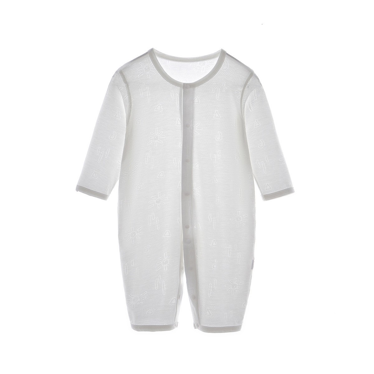 Ropa para bebés recién nacidos, pijamas para recién nacidos modales delgados de verano, mamela deshuesada de manga larga, mamela para bebés