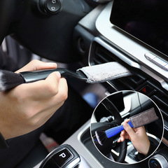Car air conditioning outlet cleaning brush interior cleaning tool car wash soft brush car interior gap dust removal brush