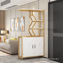 简约储物柜置物柜道整理门厅玄关柜客厅屏风隔断柜过落地收纳架柜