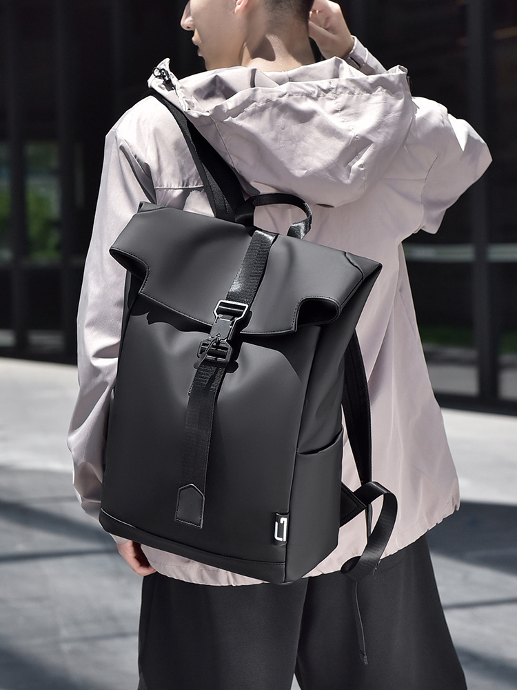 Men's Backpack, Y And High-End Casual Backpack, Flip Magnetic Buckle, Travel Backpack, Men's Backpack