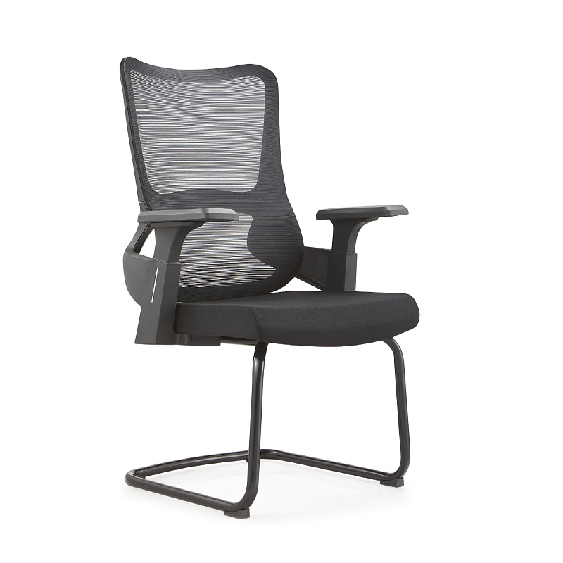 017-16 - S015C * Negro (algodón de espalda + reposabrazos fijos + pies) dos hojas / caja 68 * 52 * 63 * 22KG