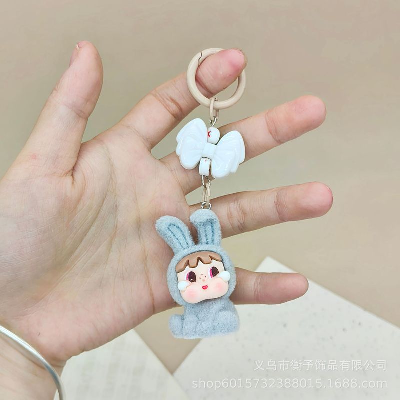 植毛樹脂泣いている赤ちゃん立体キーホルダーペンダントかわいいバッグアクセサリー人形ペンダントペンダントキーホルダー卸売|undefined