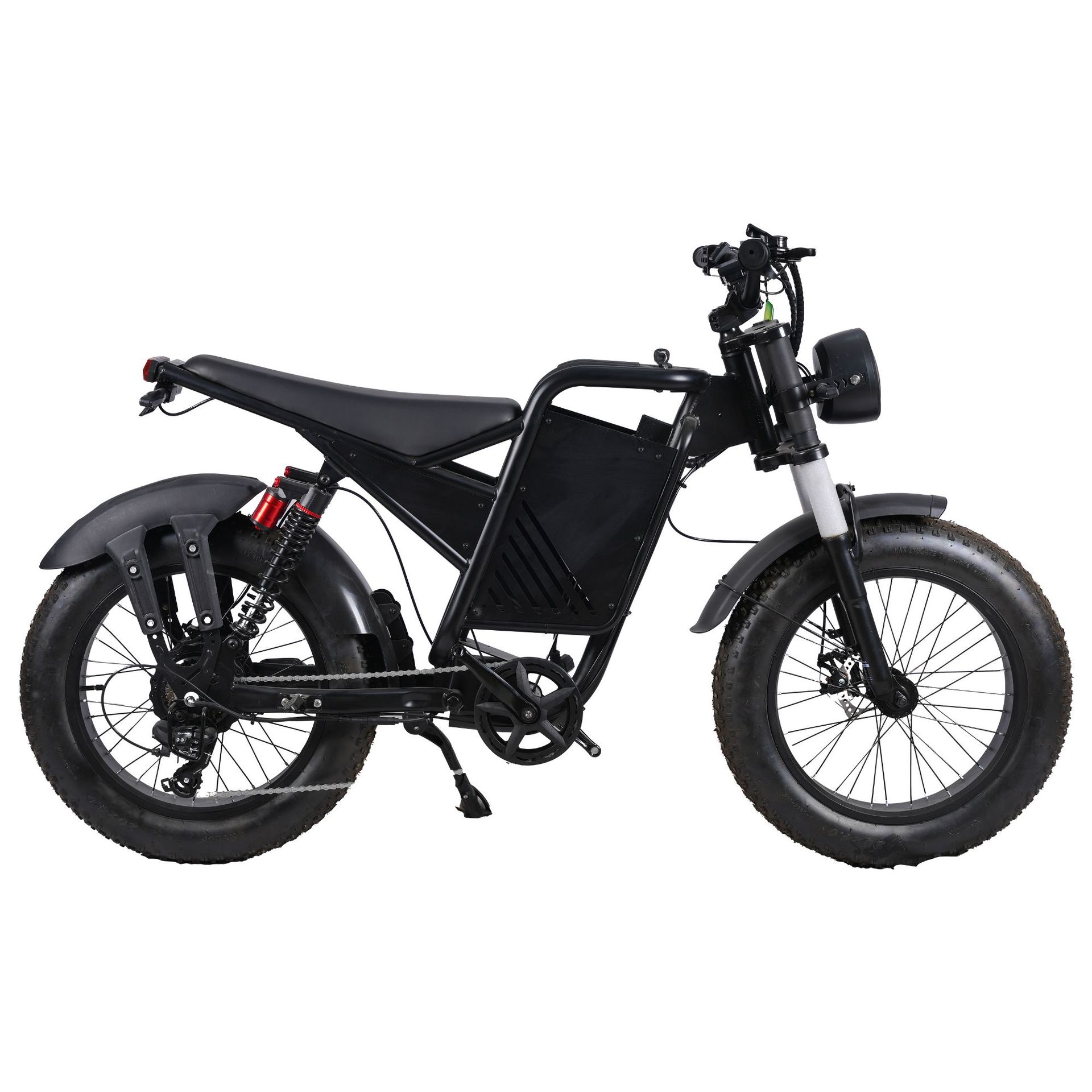 Black Knight Cross-Border Export Electric Motorcycle, Electric Bicycle, Off-Road Electric Motorcycle, Electric Vehicle with Dual Shock Absorbers and Off-Road Tires