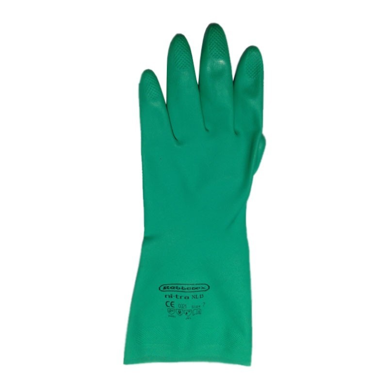 来百利NL15 丁腈橡胶防化手套 防油 防酸碱劳保手套 实验室用手套
