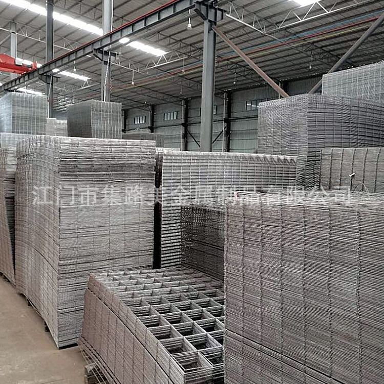 建筑工地施工网片地暖地面桥梁加固镀锌钢丝网片黑丝电焊钢筋网片