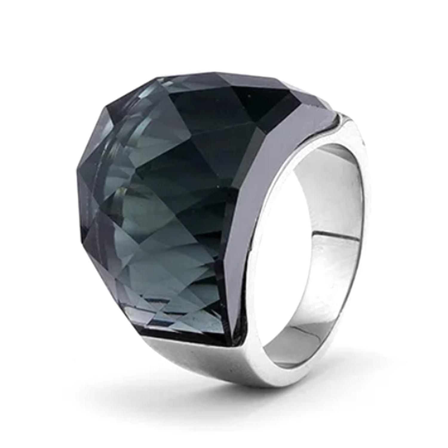 18g Weight Rhinestones Inlay Material Rings Classification 1 Piece Quantity Holiday, Daily Occasion Titanium Steel Material Color Block Pattern Men's Gender Inlay Design Simple Style, Classic Style Style Simple Style Classic Style Color Block Titanium Steel Inlay Rhinestones Men's Rings 25
