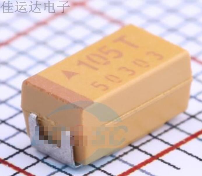 TAJC105K050RNJ 规格 1uF(105) ±10% 50V 钽电容器