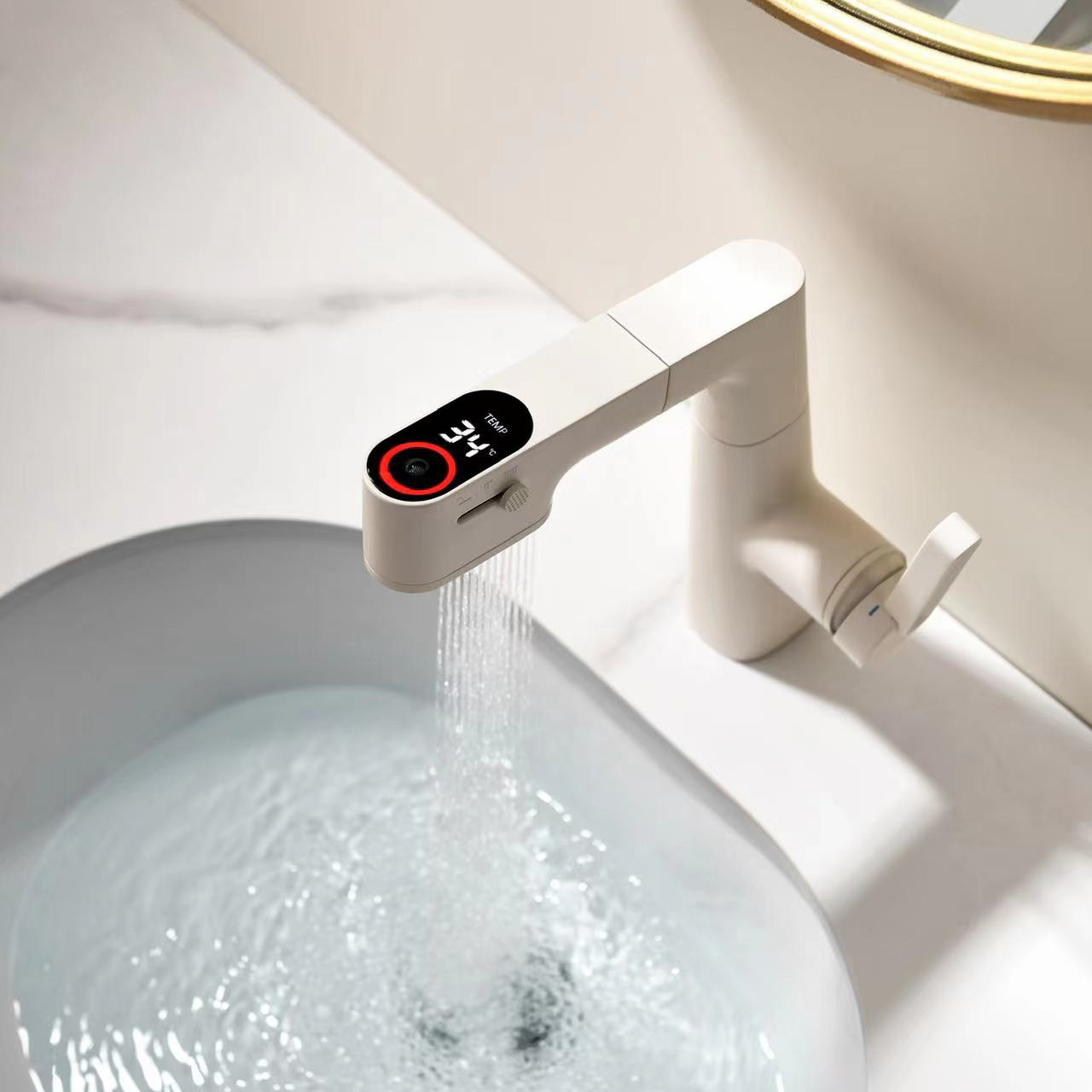 Uno por uno pistola de cobre gris lavabo grifo hogar lavabo de baño extraíble caliente y fría enjuague bucal ajustable grifo
