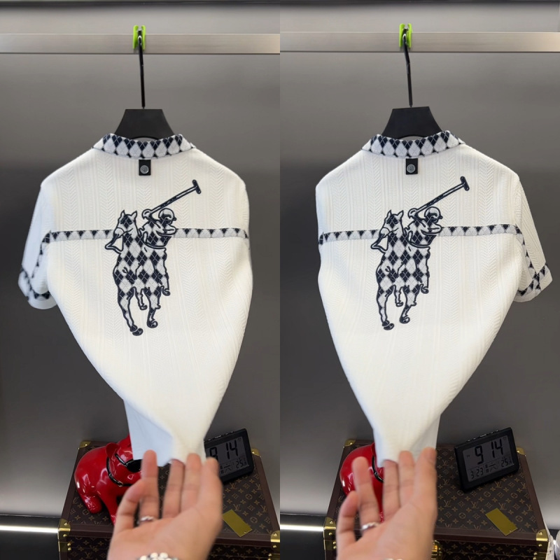【高品質】新作ハイエンド高級夏半袖男女同型TシャツヨーロッパステーションTシャツイン|undefined
