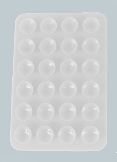 Suministro directo de fábrica de ventosa de silicona ventosa de teléfono móvil ventosa cuadrada ventosa de 24 granos ventosa de soporte para teléfono móvil ventosa de silicona de doble cara