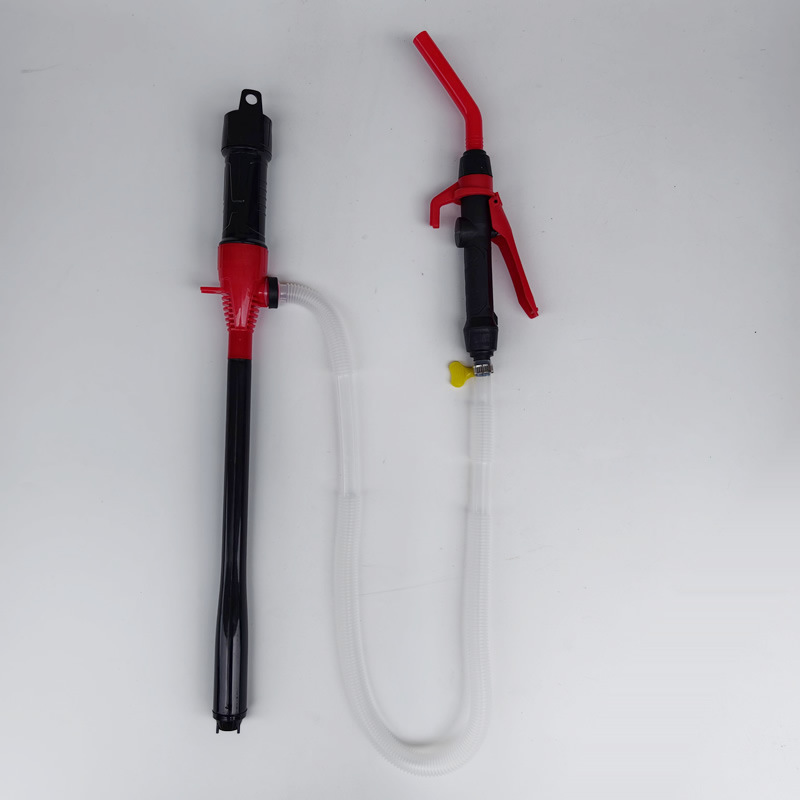 Electric oil pump, portable emergency oil extractor for vehicles, detachable battery-powered water pump, used for transferring gasoline and diesel, with suction hose