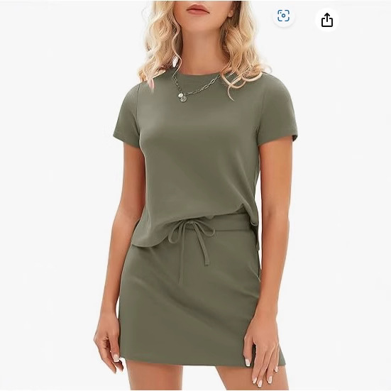 Manufacturer's Large Quantity in Stock, Large Quantity, 2025 European and American Cross-Border Amazon Summer New Women's Clothing Ribbed Short-Sleeved Fashion