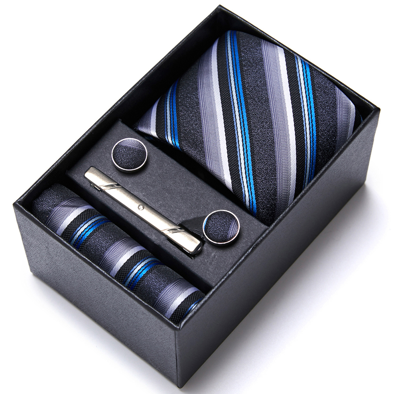 Fabricante en stock de los hombres corbata caja regalo traje ropa formal negocios boda trabajo grupo camisa accesorios verano nuevo