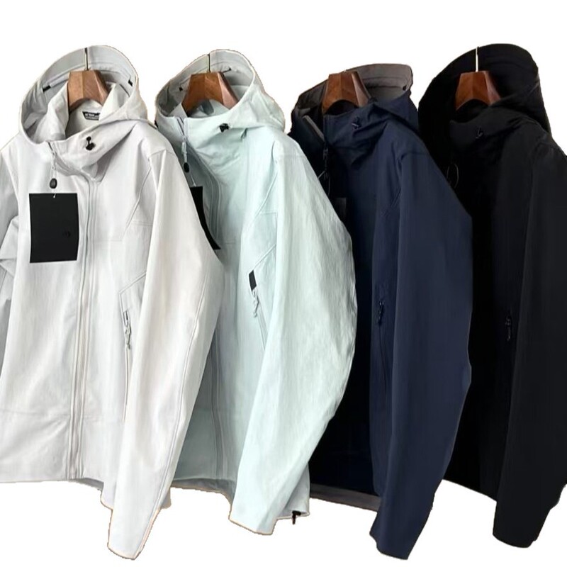 Bird's Nest Same Style Gm Hd Outdoor Softshell Jacket Windproof Hooded Spring and Autumn Thin Jacket Unisex Coat
