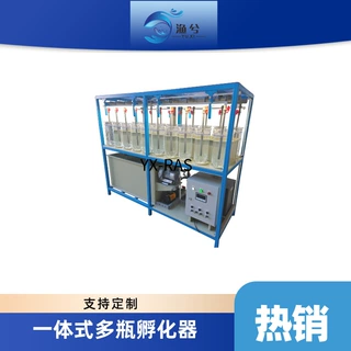 高透明亚克力多瓶孵化器淡水用恒温增氧草鱼罗非鱼孵化装置