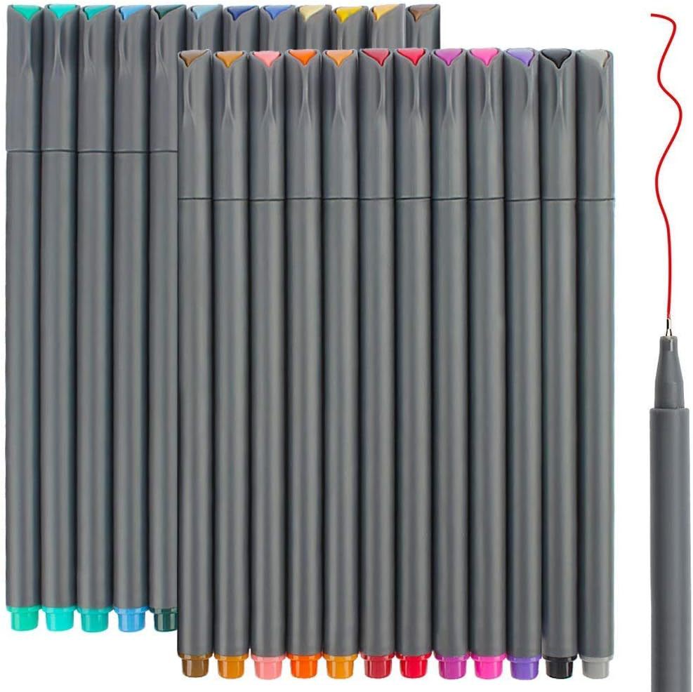 Outline pen, Amazon drawing pen, quick-drying outline marker for office use, fine-tip marker pen, drawing pen