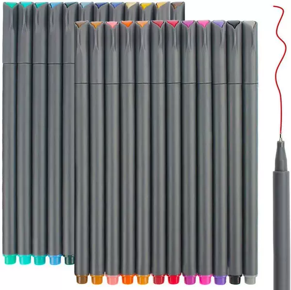 Outline pen, Amazon drawing pen, quick-drying outline marker for office use, fine-tip marker pen, drawing pen
