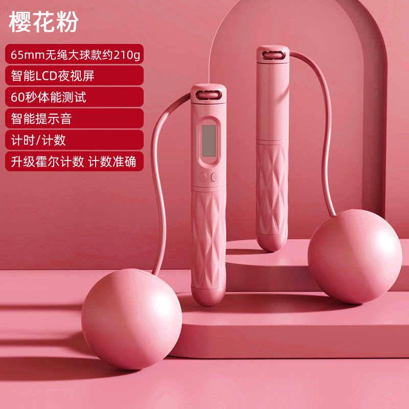 핑크 60 초 카운트 다운 계산 무선 볼 모델