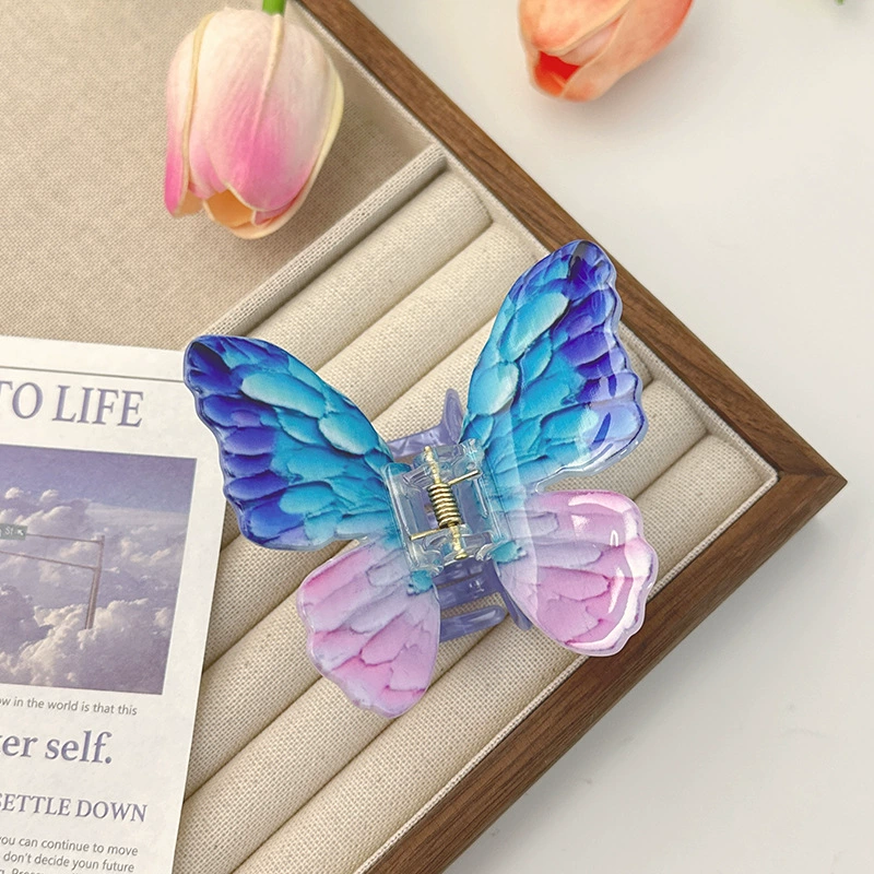 Summer Korean crab pin with butterfly, acrylic shark, elite sophisticated hairgrip, new collection