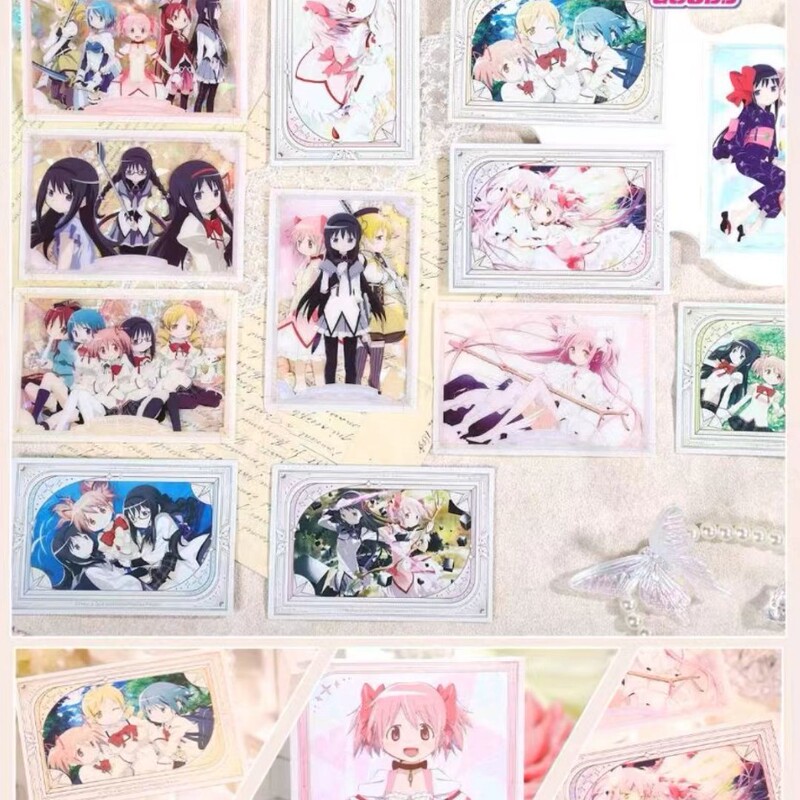 Official Madoka Magica Gem Dream Series Tinplate Badge Blind Box Youth Hymn Badge